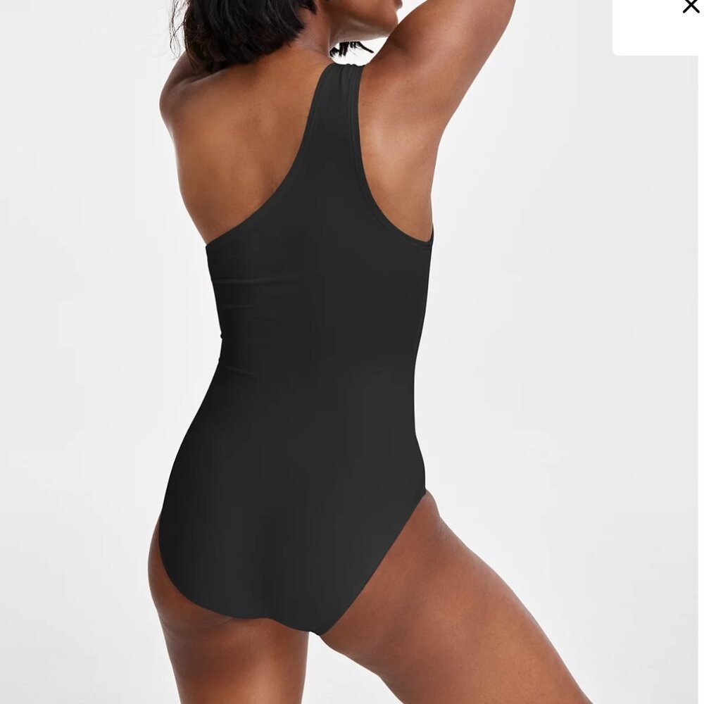 MICHAEL‎ Michael Kors Embellished One-Shoulder 6 Underwire One Piece Swimsuit - Picture 6 of 6